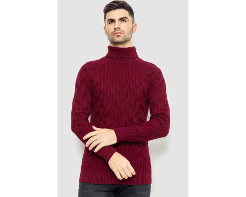 Светр чоловічий, колір бордовий, 161R1034