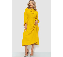 Платье нарядное, цвет горчичный, 204R601