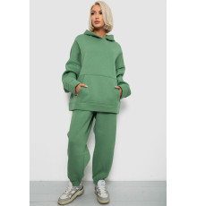 Спортивний костюм жіночий на флісі, колір зелений, 247R2020-5