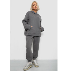 Спортивний костюм жіночий на флісі, колір сірий, 247R2016