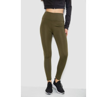 Лосины утепленные, цвет хаки, 243R051-5