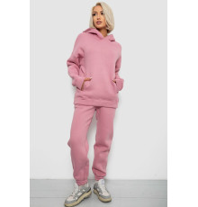 Спортивний костюм жіночий на флісі, колір пудровий, 247R2012