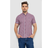 Сорочка чоловіча в клітку, колір молочний, 214R2445-6