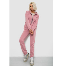 Спортивний костюм жіночий на флісі, колір рожевий, 257R86-1