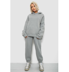 Спортивний костюм жіночий на флісі, колір сірий, 247R2011K