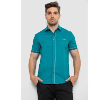 Сорочка чоловіча, колір бірюзовий, 214R7425