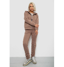 Спортивний костюм жіночий на флісі, колір мокко, 257R86