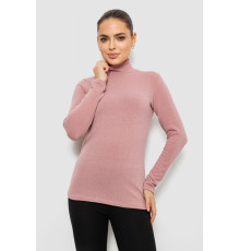 Гольф жіночий однотонний, колір пудровий, 257R100