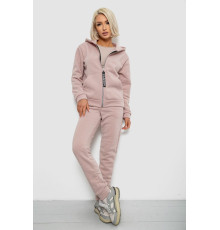 Спортивний костюм жіночий на флісі, колір пудровий, 257R86