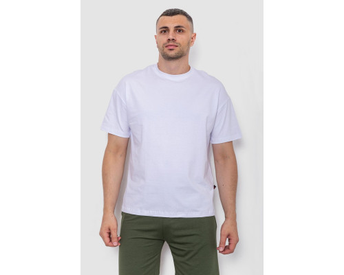 Футболка мужская с принтом, цвет белый, 241R2004