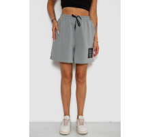 Шорты женские с принтом, цвет серый, 238R131