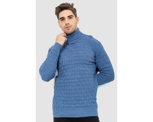 Гольф-светр чоловічий, колір джинс, 161R619