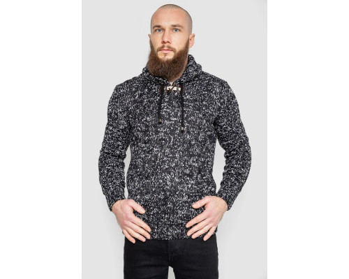 Свитер мужской, цвет черный, 214R10303