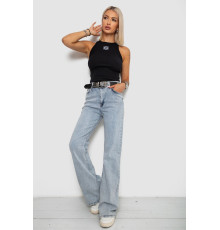Джинси жіночі стрейчові, колір блакитний, 244R00643