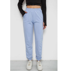 Спортивные штаны женские, цвет голубой, 238R345-1