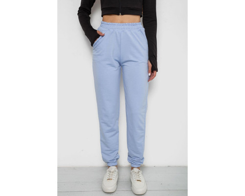 Спортивні штани жіночі, колір блакитний, 238R345-1