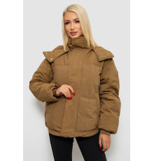 Куртка жіноча зимова коротка, колір хакі, 244R983