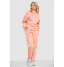 Спортивний костюм жіночий на флісі, колір персиковий, 247R10765
