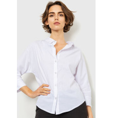 Блуза класична, колір білий, 230R100-1