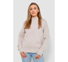 Свитер женский шерстяной, цвет светло-бежевый, 244R0390