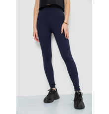 Лосини жіночі в рубчик, колір темно-синій, 241R101