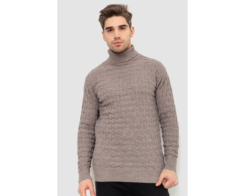 Гольф-светр чоловічий, колір мокко, 161R619