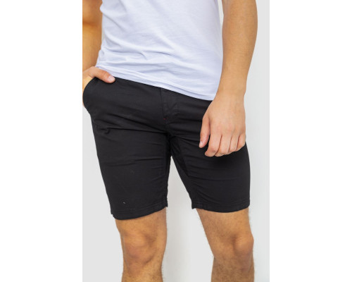 Шорты мужские однотонные, цвет черный, 244R7830