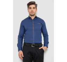 Сорочка чоловіча, колір синій, 214R7009-1