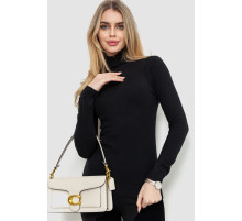 Гольф женский  однотонный, цвет черный, 244RA01