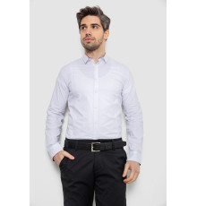 Сорочка чоловіча однотонна, колір білий, 186R2066