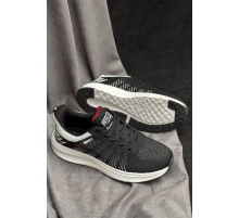 Кроссовки мужские демисезонные, цвет черно-белый, 248RH195