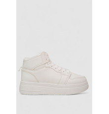 Кроссовки женские зимние, цвет белый, 248RBB07