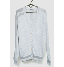 Кофта чоловіча на ґудзиках, колір сірий, 244R6180