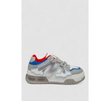 Кросівки жіночі, колір біло-сірий, 256RCR-11