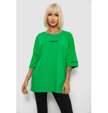 Футболка жіноча з принтом, колір зелений, 244R2019