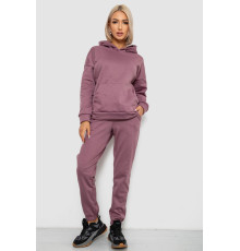 Спортивный костюм женский на флисе, цвет сливовый, 257R85
