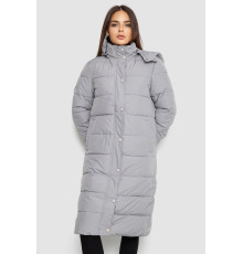 Куртка женская удлиненная, цвет серый, 207R006