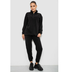 Спорт костюм жіночий на флісі, колір чорний, 241R2007 Спорт костюм жіночий на флісі, колір чорний, 241R2007