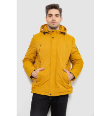 Куртка мужская демисезонная с капюшоном, цвет желтый, 244R9159A Куртка мужская демисезонная с капюшоном, цвет желтый, 244R9159A