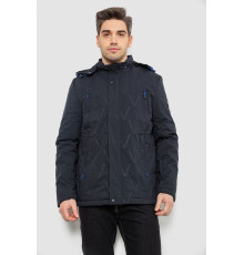 Куртка мужская демисезонная с капюшоном, цвет синий, 244R9159A