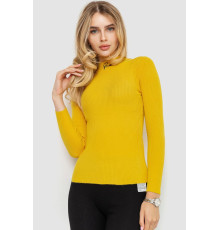 Водолазка женская трикотажная, цвет горчичный, 204R035