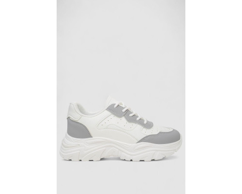 Кросівки жіночі, колір біло-сірий, 248RA90