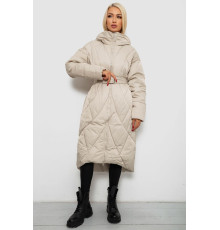 Куртка женская зимняя, цвет светло-бежевый, 244R5618