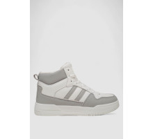 Кроссовки женские зимние на меху, цвет бело-серый, 248RAD400