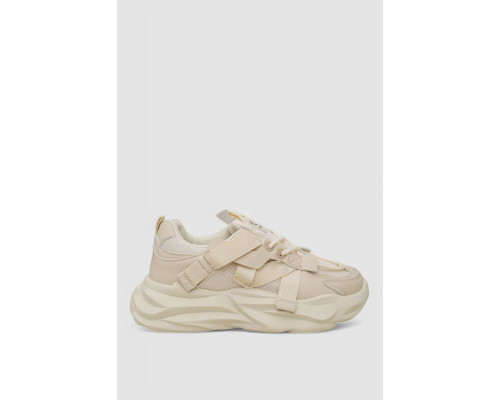 Кроссовки мужские демисезонные, цвет бежевый, 243RHK06