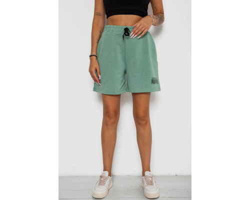 Шорти жіночі з принтом, колір оливковий, 238R132