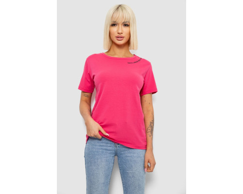 Футболка женская с принтом, цвет розовый, 244R1043-5