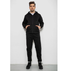 Спортивний костюм чоловічий на флісі, колір чорний, 238R58692 Спортивний костюм чоловічий на флісі, колір чорний, 238R58692