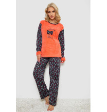 Піжама жіноча махра, колір коралово-синій, 238R58430 Піжама жіноча махра, колір коралово-синій, 238R58430