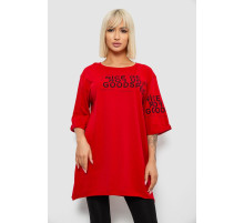 Футболка жіноча з принтом, колір червоний, 244R2007
